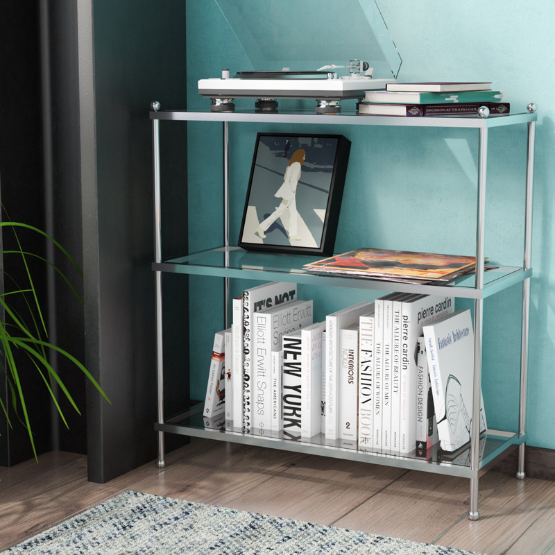 3 shelf etagere bookcase discount